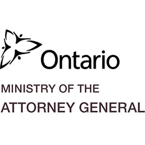 logo for ontario ministry of the attorney general