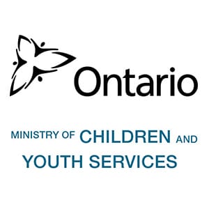 logo for ministry of children and youth services